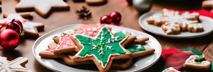 Biscoitos de Natal com Canela e Gengibre