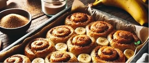 Rolinhos de Banana