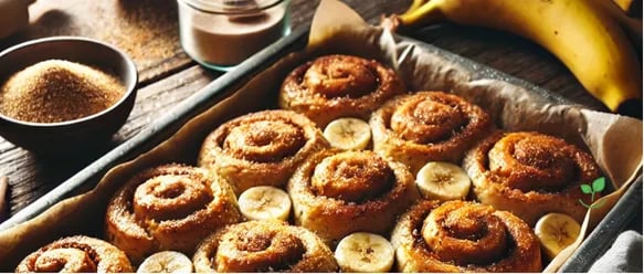 Rolinhos de Banana
